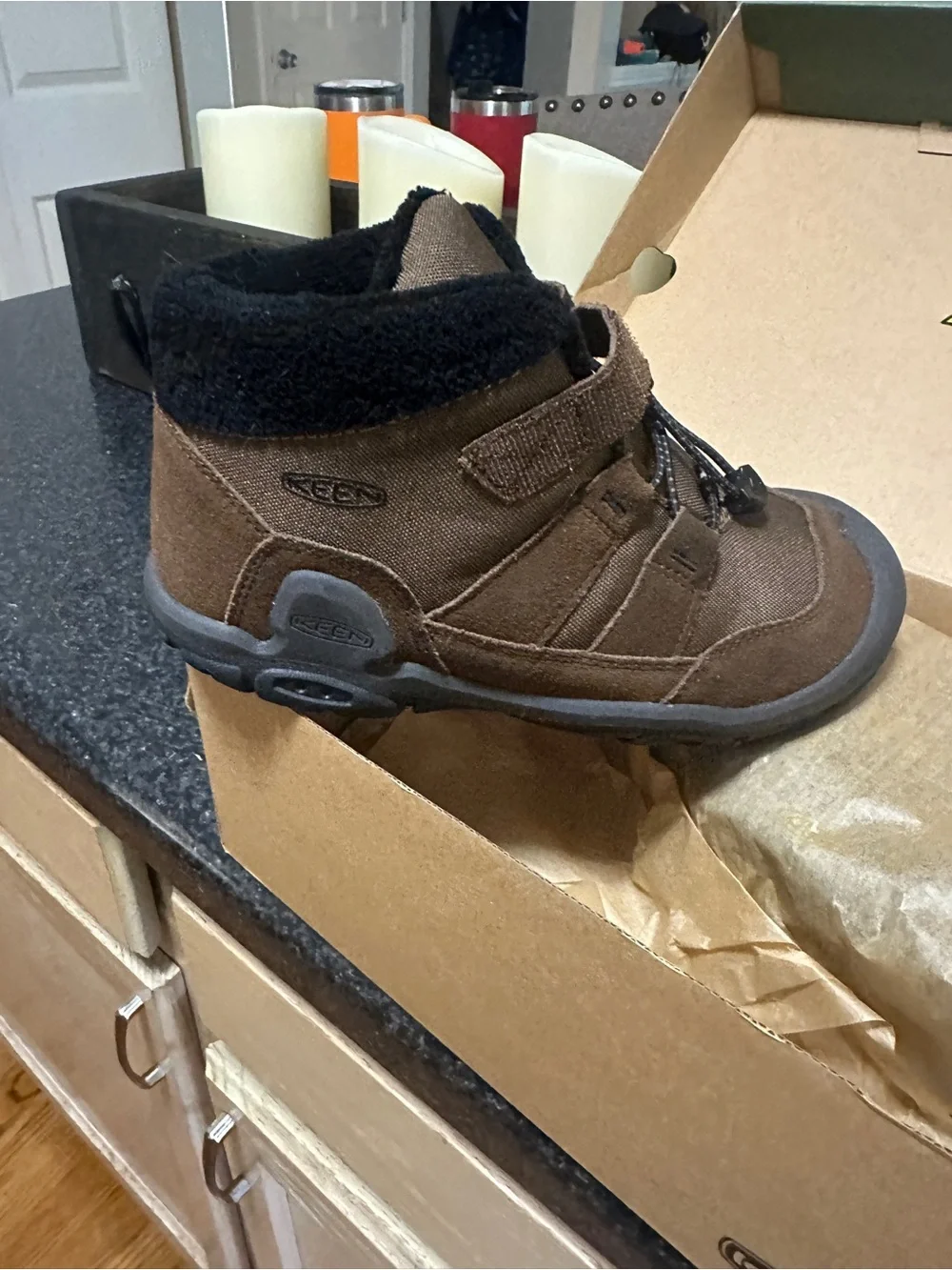 Keen Youth Knotch Chukka - Dark Earth / Black